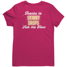 Load image into Gallery viewer, Partner.Co | Woke Up Sexy as He!! Skinny Drops Baseball Logo | Women&#39;s V-Neck
