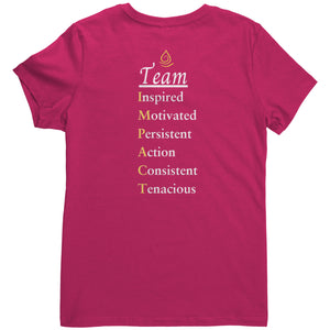 Team Impact| Women's V-Neck | Team IMPACT Acronym