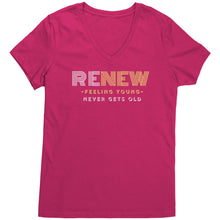 Load image into Gallery viewer, Partner.Co | RENEW GENX Logo| Women&#39;s V-Neck
