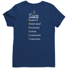 Load image into Gallery viewer, Team Impact| Women&#39;s V-Neck | Team IMPACT Acronym
