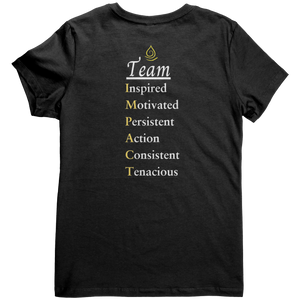 Team Impact| Women's V-Neck | Team IMPACT Acronym