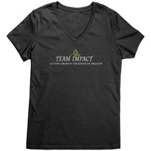 Load image into Gallery viewer, Team Impact| Women&#39;s V-Neck | Ask Me WHY You Need Skinny Drops
