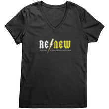 Load image into Gallery viewer, Partner.Co | RENEW AC/DC Logo | Women&#39;s V-Neck
