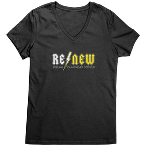 Partner.Co | RENEW AC/DC Logo | Women's V-Neck