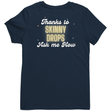 Load image into Gallery viewer, Partner.Co | Woke Up Sexy as He!! Skinny Drops Baseball Logo | Women&#39;s V-Neck
