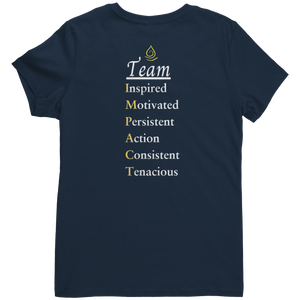 Team Impact| Women's V-Neck | Team IMPACT Acronym