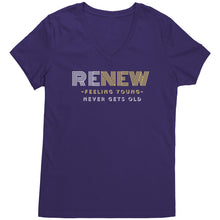 Load image into Gallery viewer, Partner.Co | RENEW GENX Logo| Women&#39;s V-Neck
