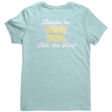 Load image into Gallery viewer, Partner.Co | Woke Up Sexy as He!! Skinny Drops Baseball Logo | Women&#39;s V-Neck
