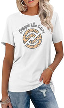 Load image into Gallery viewer, Droppin Like Crazy | Michelle Bishop Bay Team  | BLING Women&#39;s Short Sleeve Shirt
