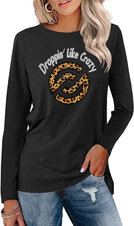 Droppin Like Crazy | Michelle Bishop Bay Team | BLING Women's Long Sleeve