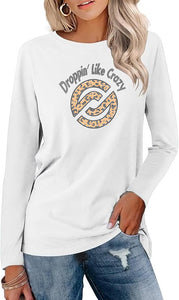 Droppin Like Crazy | Michelle Bishop Bay Team | BLING Women's Long Sleeve