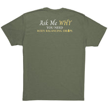 Load image into Gallery viewer, Team Impact| Unisex Triblend Shirt | Ask Me WHY You Need Body Balancing Drops
