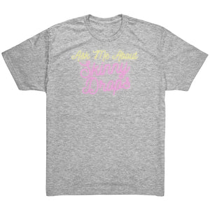 Partner.Co | Ask Me About Skinny Drops Neon | Unisex Triblend Shirt