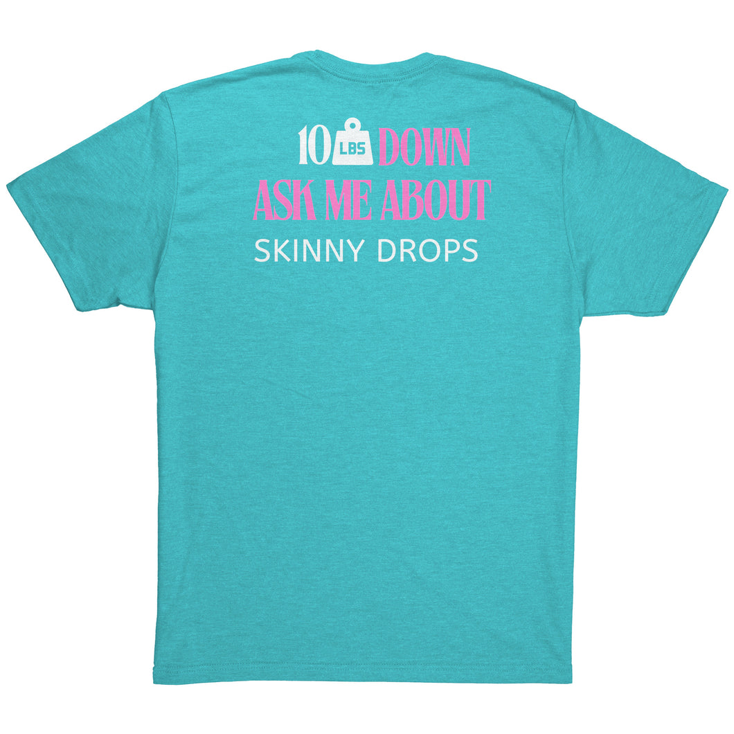 Partner.Co | Downsizing 10lbs Down Ask Me How Pink |  Unisex Triblend  Shirt