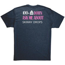 Load image into Gallery viewer, Partner.Co | Downsizing 100+lbs Down Ask Me How Pink |  Unisex Triblend  Shirt
