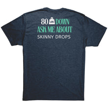 Load image into Gallery viewer, Partner.Co | Downsizing 80lbs Down Ask Me How Green |  Unisex Triblend  Shirt
