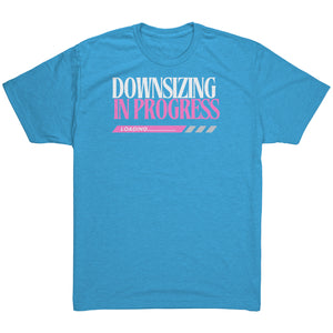 Partner.Co | Downsizing 80lbs Down Ask Me How Pink |  Unisex Triblend  Shirt