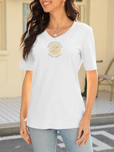 Load image into Gallery viewer, Partners For Health | Bev Vance Level Up Collection | BLING Business Casual Short Sleeve Top
