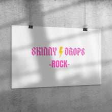Load image into Gallery viewer, Partner.Co | Skinny Drops Rock White/Pink | Event Poster
