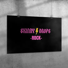 Load image into Gallery viewer, Partner.Co | Skinny Drops Rock Black/Pink | Event Poster
