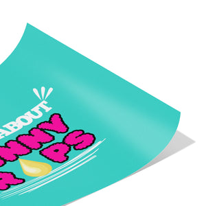 Partner.Co | Ask Me About Skinny Drops Puff Logo| Poster
