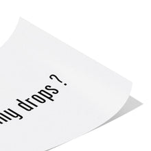 Load image into Gallery viewer, Partner.Co | Got Skinny Drops White/Black | Event Poster
