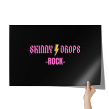 Load image into Gallery viewer, Partner.Co | Skinny Drops Rock Black/Pink | Event Poster
