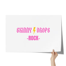 Load image into Gallery viewer, Partner.Co | Skinny Drops Rock White/Pink | Event Poster
