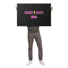Load image into Gallery viewer, Partner.Co | Skinny Drops Rock Black/Pink | Event Poster
