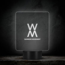Load image into Gallery viewer, Warrior Movement | Warrior Movement Logo Rectangle LED Sign
