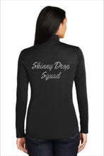 Load image into Gallery viewer, SKINNY DROP SQUAD | FUN FITNESS Collection BLING Women&#39;s Quarter Zip 1/4 Jacket
