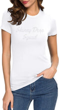 Load image into Gallery viewer, SKINNY DROPS SQUAD | FUN FITNESS Collection BLING Women&#39;s Tee Mini Logo
