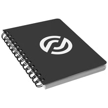 Load image into Gallery viewer, Partner.Co | Circle Logo| Black Spiralbound Notebook
