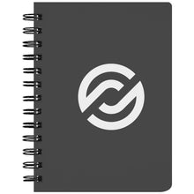 Load image into Gallery viewer, Partner.Co | Circle Logo| Black Spiralbound Notebook
