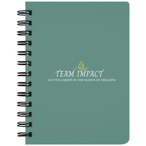 Team Impact| Spiralbound Notebook Partner.Co Green