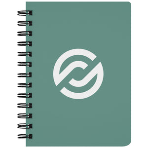 Partner.Co | White Circle Logo| Spiralbound Notebook