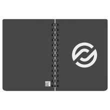 Load image into Gallery viewer, Partner.Co | Circle Logo| Black Spiralbound Notebook
