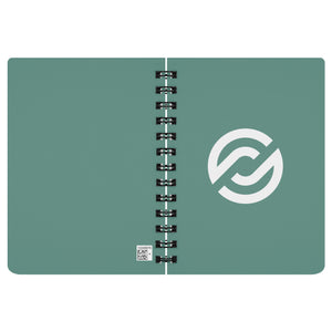 Partner.Co | White Circle Logo| Spiralbound Notebook