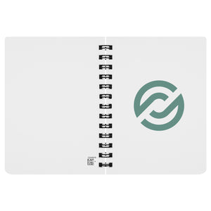 Partner.Co | Circle Logo| White Spiralbound Notebook