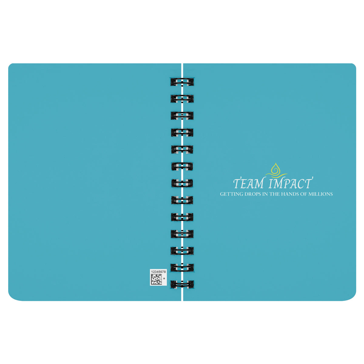 Team Impact| Spiralbound Notebook Turquoise – MyNetworkGear