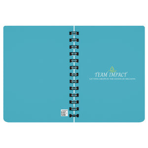 Team Impact| Spiralbound Notebook Turquoise