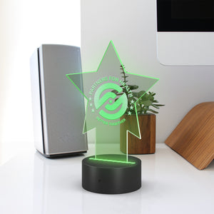 Partners For Health | Star Pedestal Acrylic LED Sign