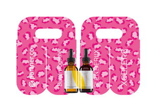 Partner.Co | Better Together Body Balancing  Drops Mini Tote Sleeve PINK LEOPARD LIMITED EDITION Mini Tote Sleeve