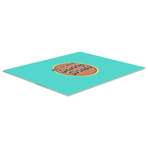 Partner.Co | Ask Me About Skinny Drops Retro Circle Turq| Event Sign