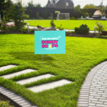 Load image into Gallery viewer, Partner.Co | Ask Me About Skinny Drops Puff Logo| Sign (Single Sided)
