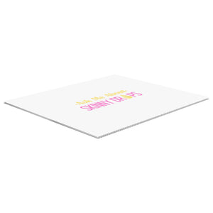 Partner.Co | Ask Me About Skinny Drops Stacked Yellow Pink White Logo | Event Sign
