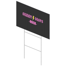 Load image into Gallery viewer, Partner.Co | Skinny Drops Rock Black/Pink | Event Sign
