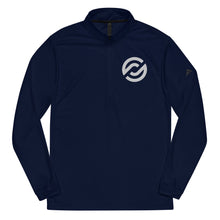 Load image into Gallery viewer, Partner.Co | White Circle Logo| Quarter zip pullover
