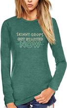 Load image into Gallery viewer, PARTNER.CO | DROP SQUAD Collection BLING Skinny Drops Get Started Now LS
