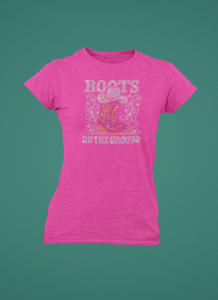 Parnter.co | DALLAS PXP Boots on The Ground | BLING Women's Short Sleeve Shirt
